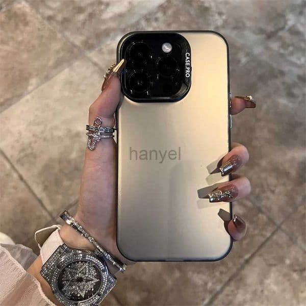 Cell Phone Cases Luxury Matte shockproof Case For iPhone 15 14 13 12 11 Pro Max Senior Protection Bumper Back Cover Accessories 2442