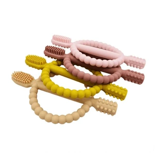 1pcs Baby Silicone Teether BPA Free Food Grade new Baby Teething 2025 Silicone Molar Stick For DIY Pacifier Chain Babies Toys Accessorie