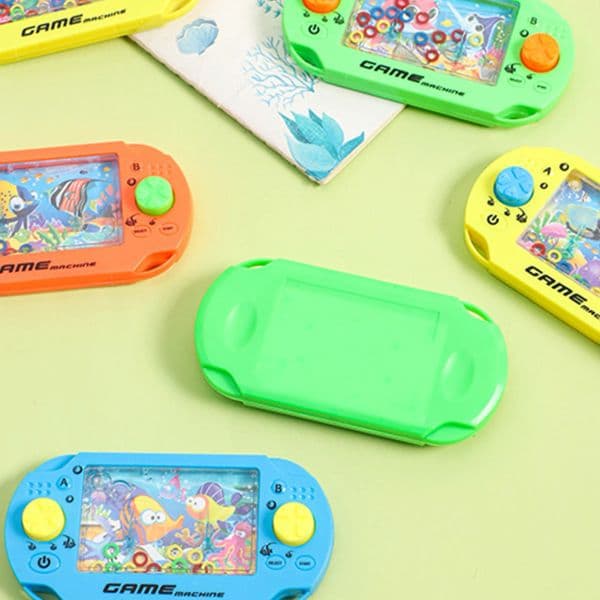 1PC Cultivate Kid Thinking Ability Toys Water Ring Toy Baby Handheld Game Machine Parent-Child Interactive Game Toy Random Color