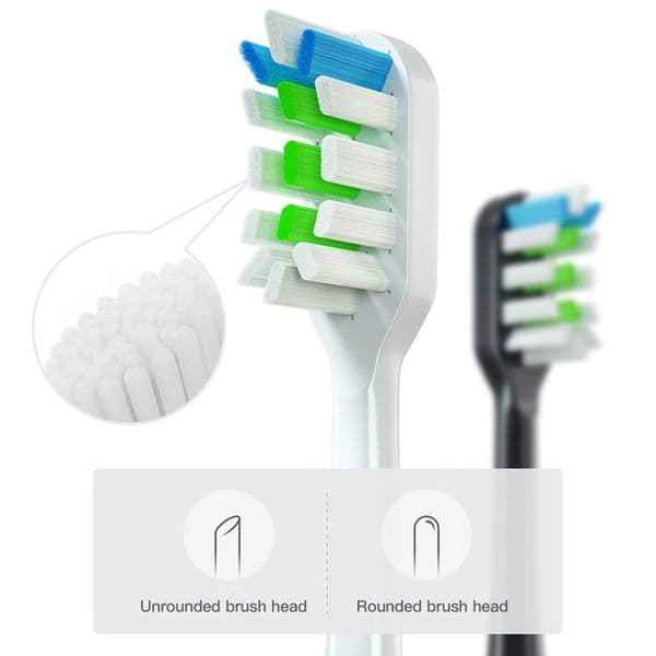 Replacement For SOOCAS X3/X3U/X5 4pcs Toothbrush Heads Sonic Electric Tooth Brush Nozzle Heads DuPont Smart Brush Floss Gifts
