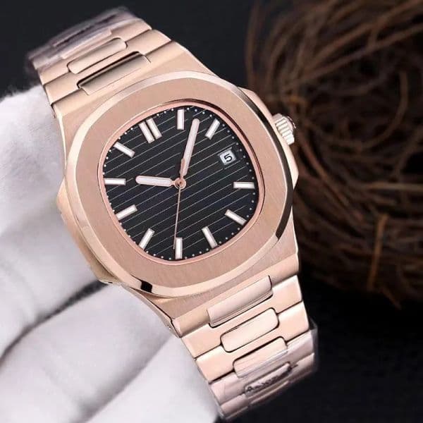 New High-quality automatic mechanical movement Men's stainless steel waterproof watch Business casual fashion simple atmospheric men's watch