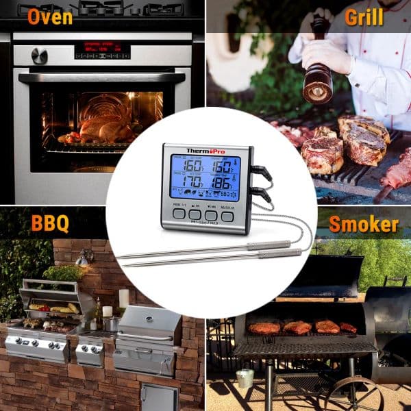 ThermoPro TP17 Digital Backlight LCD Display Dual Probe new BBQ Oven Meat Grill 2025 Cooking Kitchen Thermometer