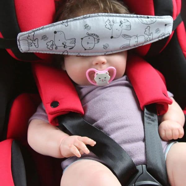 Baby Head Support for Car Seat Toddler-Head Band Strap Headrest Children Belt Fastening Belt Adjustable Sleep Safety Pillows