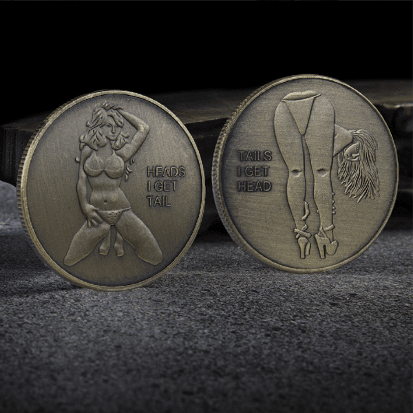 Cross-border supplier 40*3mm*30g Foreign trade commemorative coin mermaid sun and moon goddess bikini baby bronze commemorative coin production