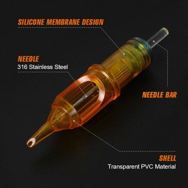 20pcs/Box Tattoo Cartridge Needles RL RM Series Disposable Sterilized Tattoo Needles for Microblading Tattoo Machine