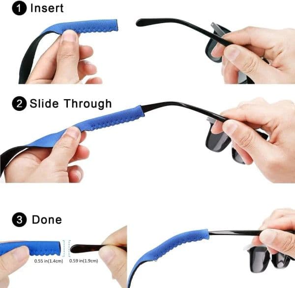 Floating Sunglasses Straps Eyewear Retainer Soft Eyewear Holder Neoprene Eyeglass Strap for Sports Outdoors Water Activities