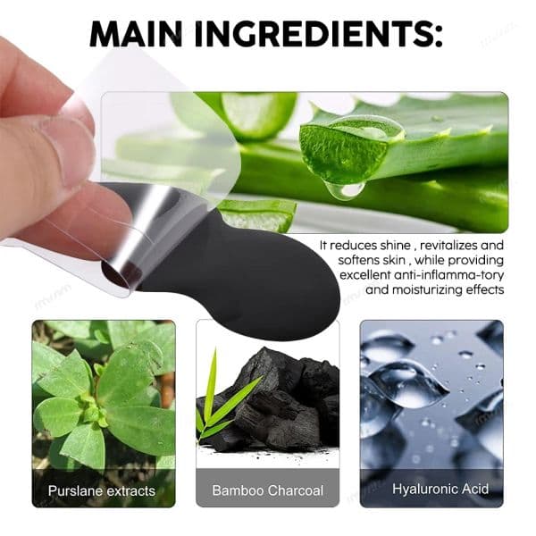 10-100pcs Unisex Blackhead Remove Mask Peel Nasal Strips Deep Cleansing Shrink Pore Nose Black Head Stickers Skin Care Patch