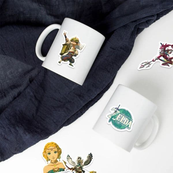 50Pcs Game Zelda: Tears of the Kingdom Stickers Waterproof Decals for Suitcase Notebook Skateboard Refrigerator Kids Toy Gift