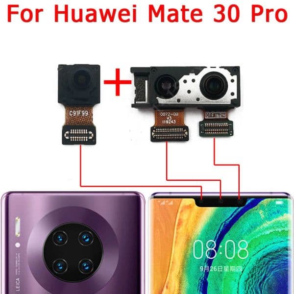 Selfie Camera For Huawei Mate 20 X 8 9 10 Lite 30 Pro Frontal Front Camera Module Flex Small Facing View Spare Parts
