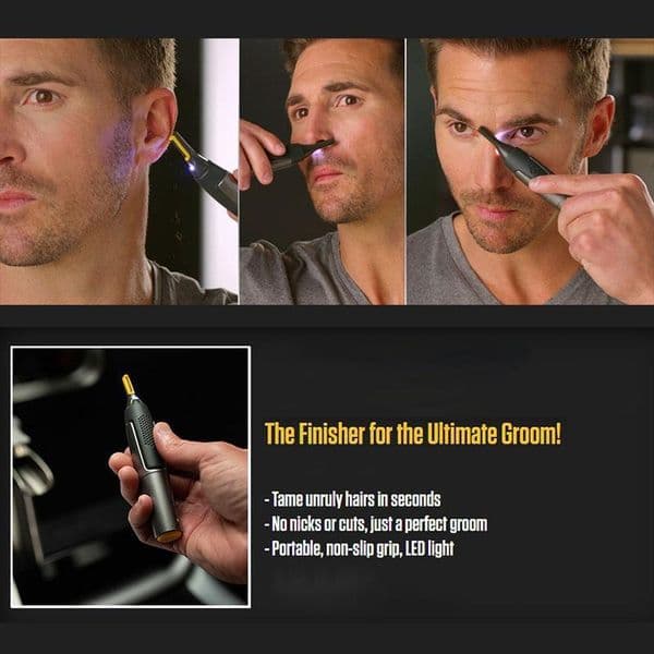 Hot Selling And User-Friendly Waterproof Rechargeable Nose Hair Trimmer For Men'S Shavers And Women'S Hair Removers