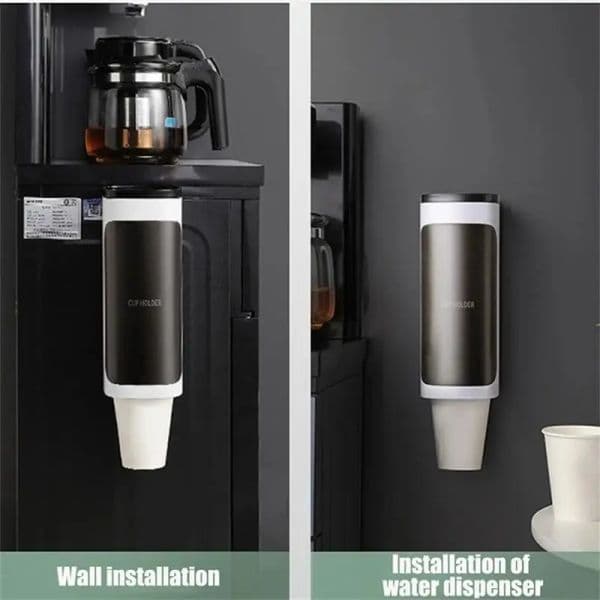 Water Dispenser Storage Paper Cup Holder Paper Cup Holder Cup Storage Rack Cup Taker Automatic Cup Dropper Holder Organizer