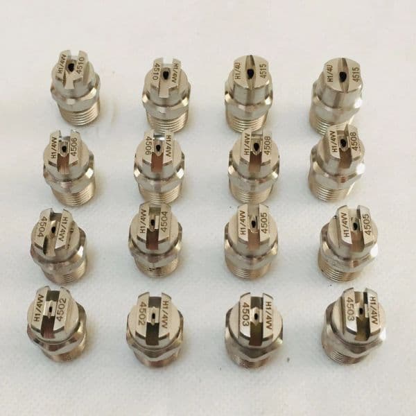 Flat Fan Nozzle,25/45 degree flat fan Vee Jet water spray nozzle,Jet cooling nozzle,Industrial flat fan jet spray nozzle
