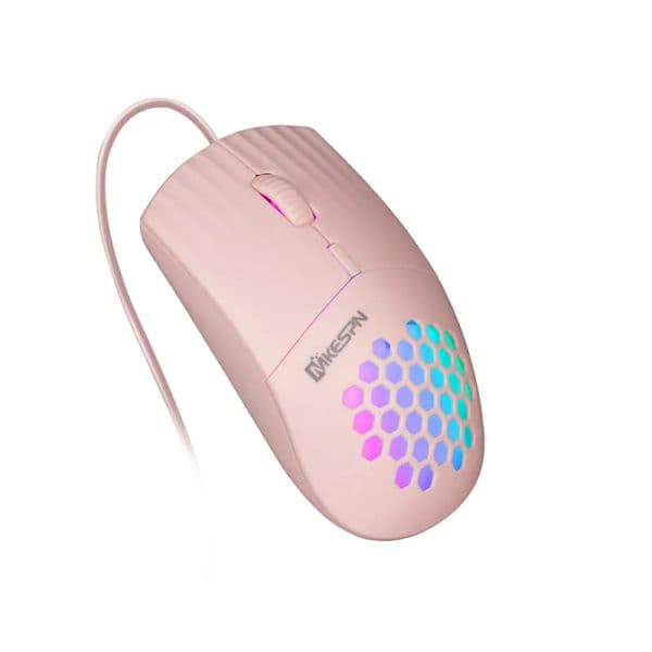 Type C or USB A Wired Mouse 1600 DPI RGB Backlit Mice Honeycomb Gaming Mause for Computer iPad Mac Tablet Macbook Air Laptop PC