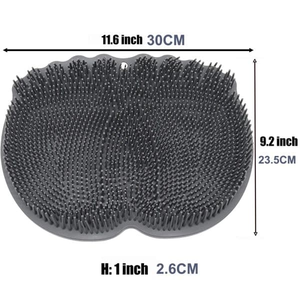 new Clean Massaged 2025 Feet Shower & Bath Foot Scrubber Mat Softens Hard Skin On Heels Exfoliating Foot Brush Non-bending Foot Wash Pad