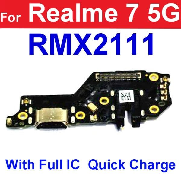 USB Charger Board Dock For Realme 7 7i 7 Pro 7 5G USB Charging Jack Port Connector Board Replacement Parts