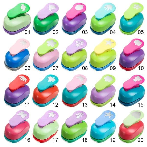 Color Random Cute Handmade Photo Album Accessories DIY Cards Making Paper Shaper Cutter Embossing Device Hole Punch