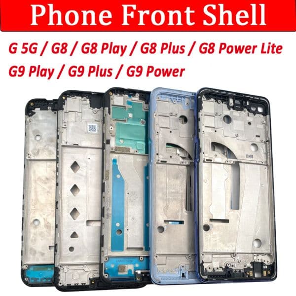 NEW For Moto G 5G / G8 Plus G8 Power Lite G9 Play G100 Front Housing LCD Frame Shell Screen Bezel Holder Phone Replacement Parts