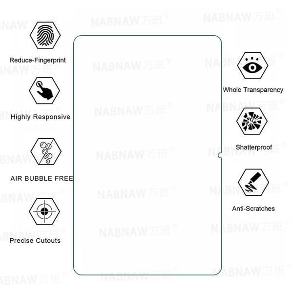No Defects Oil-coating HD Scratch Proof Tempered Glass Screen Protector For Teclast T60 2023 12-inch Tablet Protective Film