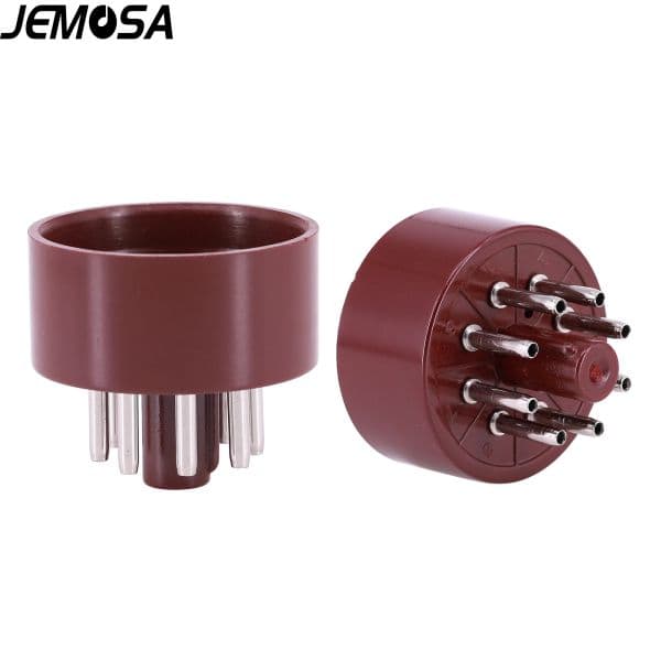 Pin Tube Socket EL Bakelite Base For C Vacuum Amplifier Vintage Audio HIFI DIY 5