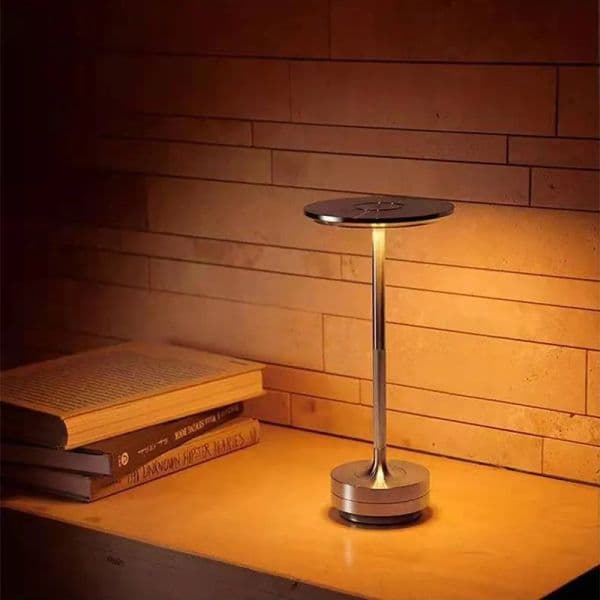 LED Charging Desk Lamp Industrial Style Touch Dimming USB Portable Charging Coffee new Shop Bar 2025 Vintage Decor Atmosphere Night Light