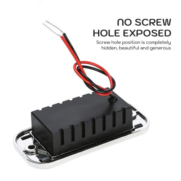 12V 24V USB Outlet 3 Ports Fast Charger USB PD Type-C Power Socket Adapter For RV Marine Boat Motorhome Caravan Surface Mount