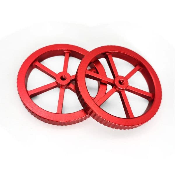 4pcs Aluminum Platform Leveling Hand Twist Nut + Spring For CREALITY Ender 3/3 Pro/3 V2, Ender 5/5 Plus 3D Printer Heatbed Parts