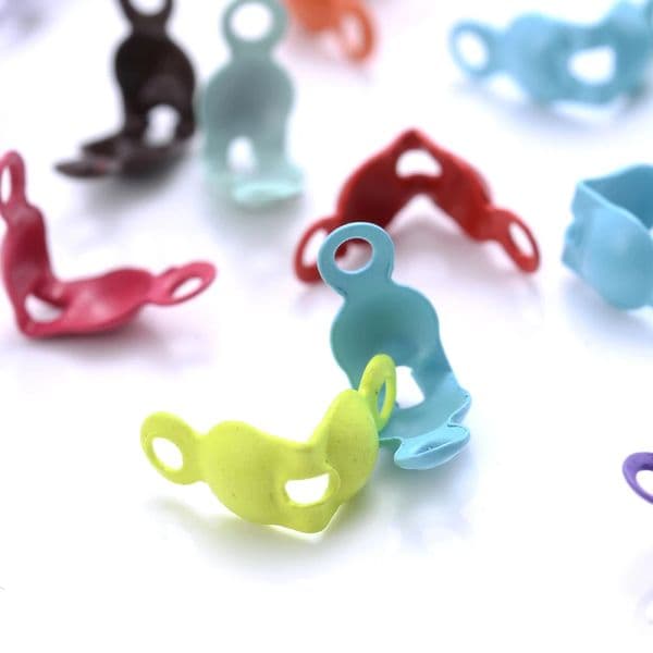 iYOE 100pcs Multicolor Open Jump Rings Crimp End Clasp & Earpins For Jewelry Making Bracelet Necklace Diy Accessories