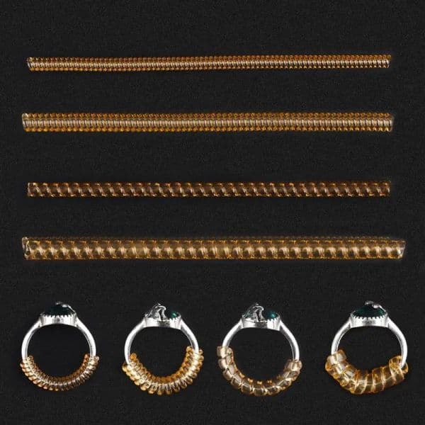 Black Plastic Ring Sizer Measure Sizes 1-17 Finger Gauge Genuine Tester Wedding Ring Band With Magnifier Jewellery Measure Tool