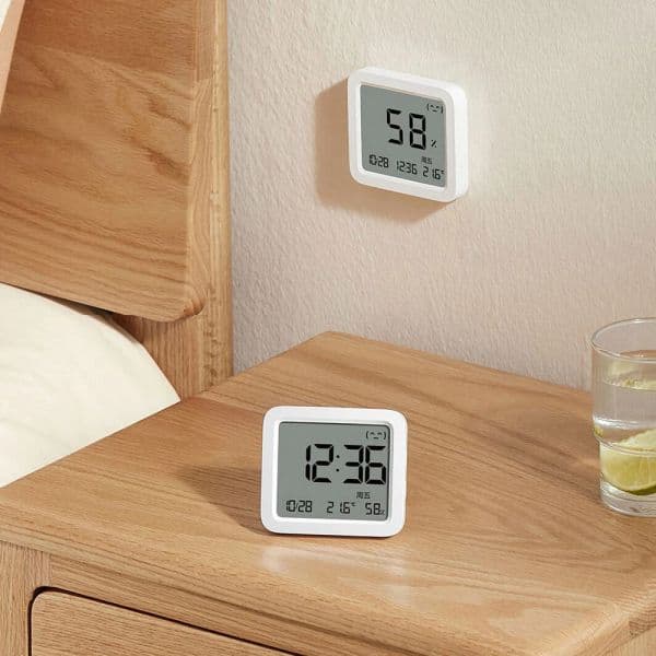 Xiaomi Smart Temperature And Humidity Sensor 3 LCD Long-lasting Battery Life Need To Match Bluetooth Mesh Gateway Mi Home App