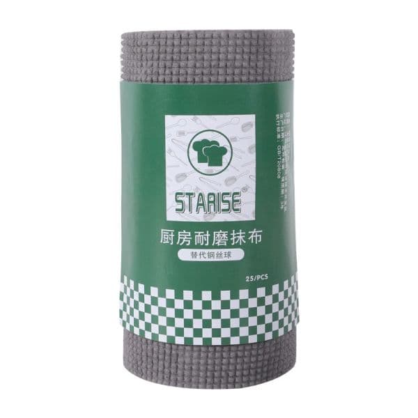 Kitchen Rag Thickened Cleaning Cloth Microfiber Non-stick Oil Towel Reusable Washable Lint-free Cleaning Rags for Kitchen Glass
