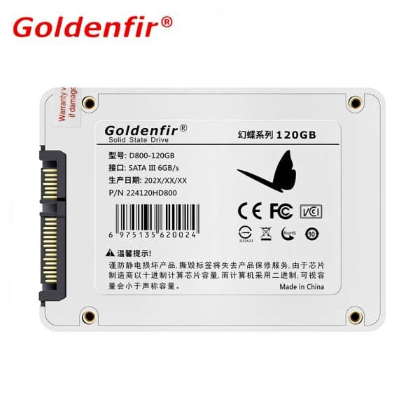 SATAIII 2.5 SSD 120GB 240GB 500GB Goldenfir D800 2.5inch Solid State Drive 360GB 480GB 720GB 1TB SATA3 6GB/S Hard Disk