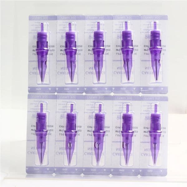 10PCS/Box High Quality Cartridges Disposable Tattoo Needles Standard Size #10 9RL 11RL 3RS 5RS 7RS For Permanent Makeup Device