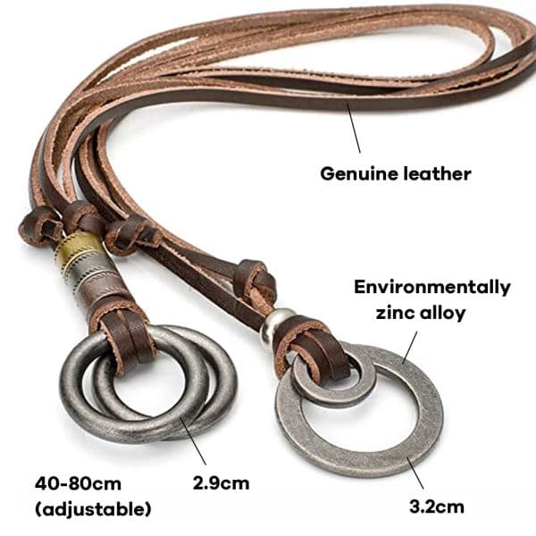 Boho Vintage Men necklace Adjustable Genuine Leather Cord Necklace Feathers Pendant Long charm Necklace Gift handmade jewelry