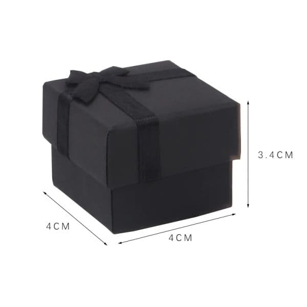 12Pcs Bowknot Cardboard Jewelry Set Gift Box Ring Necklace Bracelets Earring Gift Packaging Boxes With Sponge Inside Rectangle