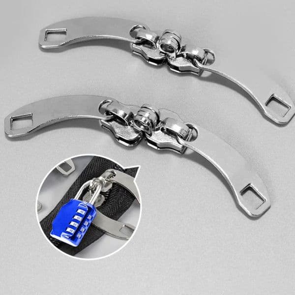 1Pair 5# 8# 10# Zipper Pull Metal Zipper Slider With Keyhole For DIY Clothes Bags Suitcase Luggage Zipper Replace Repair Kits