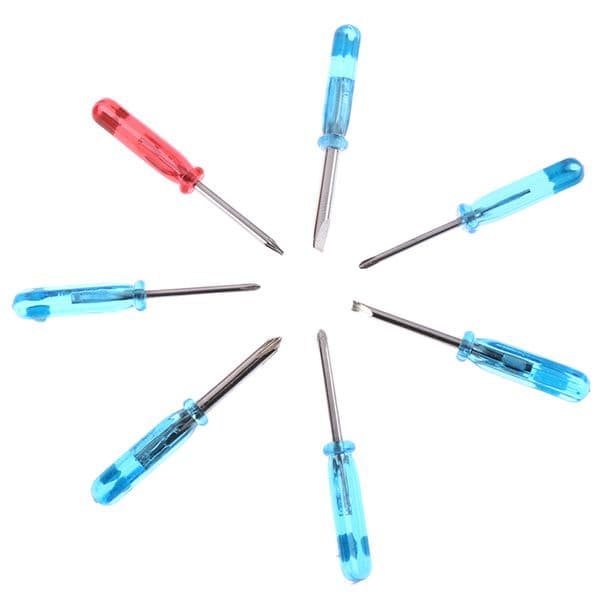 1/7pcs 5mm Mini Slotted Cross Word Head Five-pointed Star Screwdriver For Phone Mobile Phone Laptop Repair Open Tool