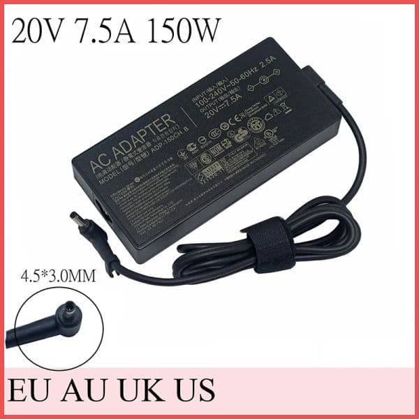 ADP-150CH B 20V 7.5A 150W 4.5*3.0mm AC Adapter Laptop Charger for ASUS TUF GAMING X571L F571G F571L VX60G Notebook Power Supply