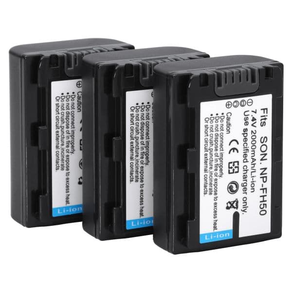 NP-FH50 Battery + Charger For Sony NP-FH40 DSC-HX1 HX100V DSLR A230 A330 DCR-DVD205 DCR-DVD305 DCR-DVD308 DCR-DVD403