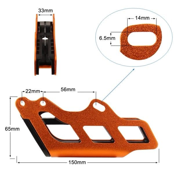Motorcycle Aluminum Chain Guide Guard For Honda CRF 125R 250R 250X 250RX 450R 450X 450RX 450L 250 450 R X Dirt Bike Motocross