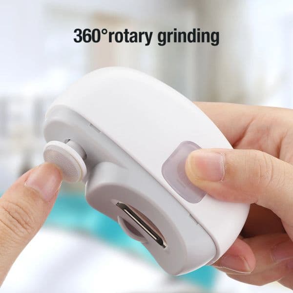 USB Automatic Electric Nail Clipper Baby Adult Nail Trimmer Grinder Cutter Polisher Clippers Professional Manicure Pedicure Tool