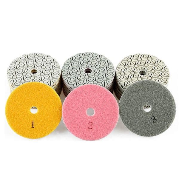 Diamond Polishing Pad 4 Inch Concrete Equipment Granite Grinders Marble Polishers Power Round Water Grinding