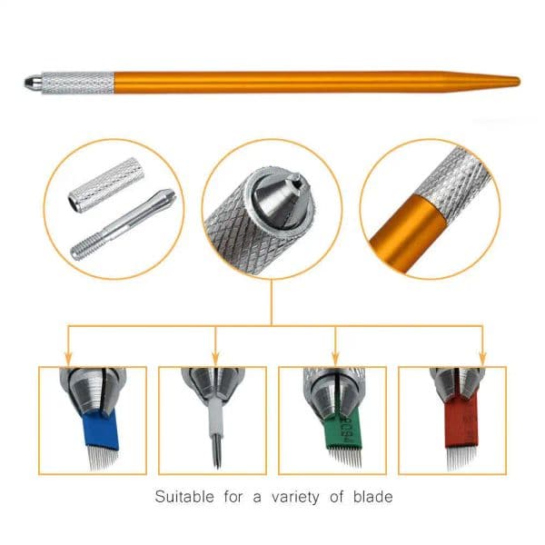 Professional Permanent Makeup Tattoo Beauty Tool 3D Microblading Pen TattooTraining Kit Complete Eyebrow Tattoo Practice Set