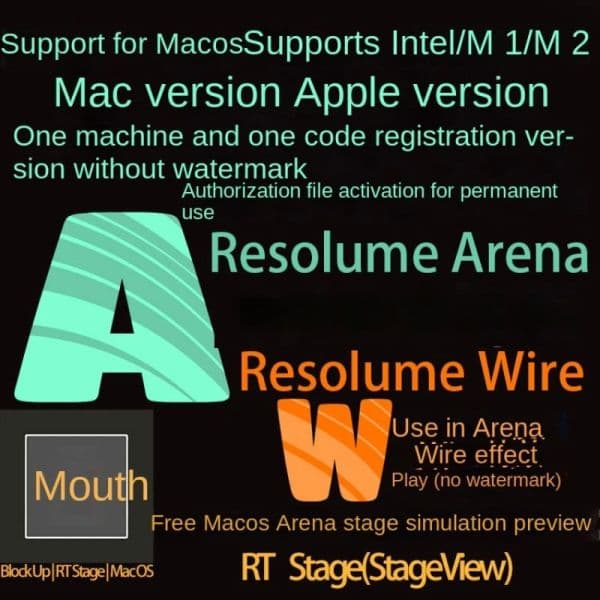 Resolume Arena 7.17 for Mac and M1 Rt stage
