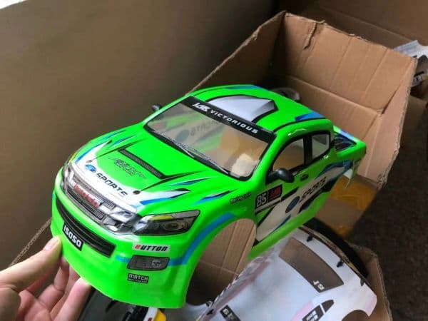 CSOC 1/10 Car Shell KIT Accessories for Big Off-road 4WD Speed Remote Control Drift Racing Truck RC PVC Toy for Adult