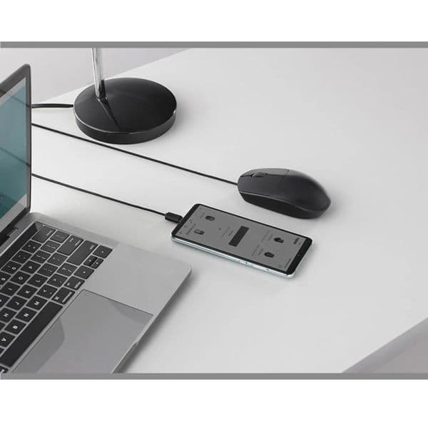 Original Rapoo N100C Type-C Wired Mouse For Mobile Phones, Tablets, Laptops,For Samsung For Apple For Xiaomi For Huawei