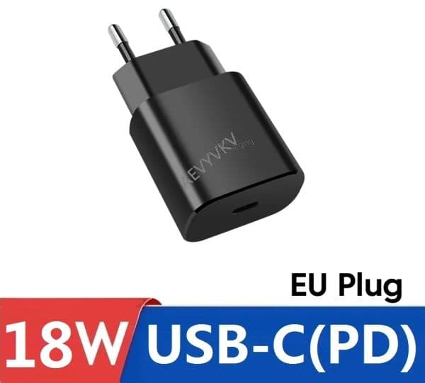 10Pcs Fast Charging 18W PD USB C Wall Charger Power Adapters For Samsung S20 S22 Note 10 Huawei IPhone 14 15