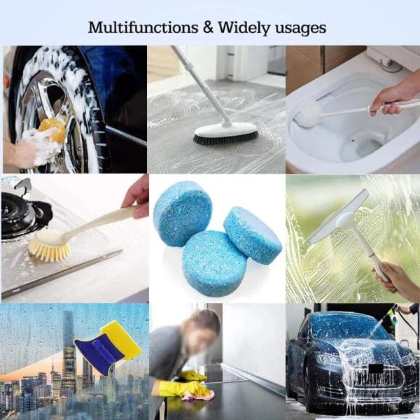 Car Windscreen Cleaner new Effervescent Tablet Auto 2025 Window Solid Cleaning Automobile Car Glass Wiper Washing Tablets Dust Remover