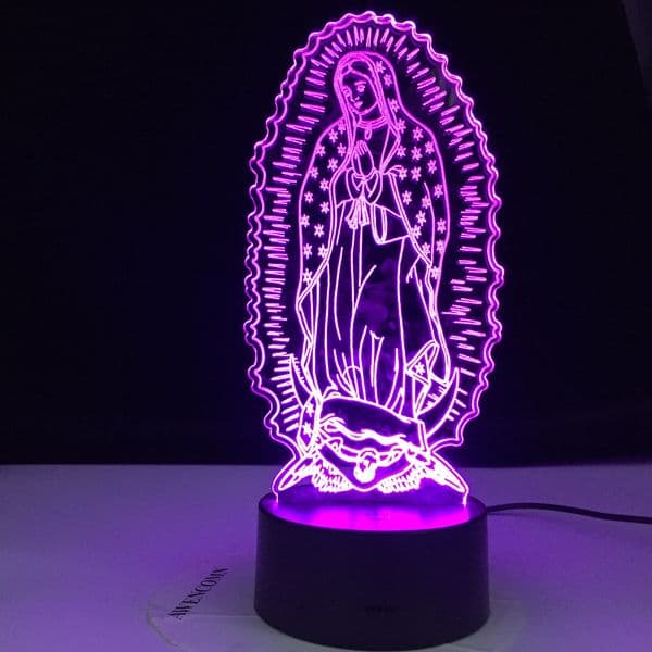 Christian Series 3D Lamp Cross Jesus Bible Night Light 2025 Acrylic Plate Touch Remote new Base Home Decor Holiday Gifts For Friend