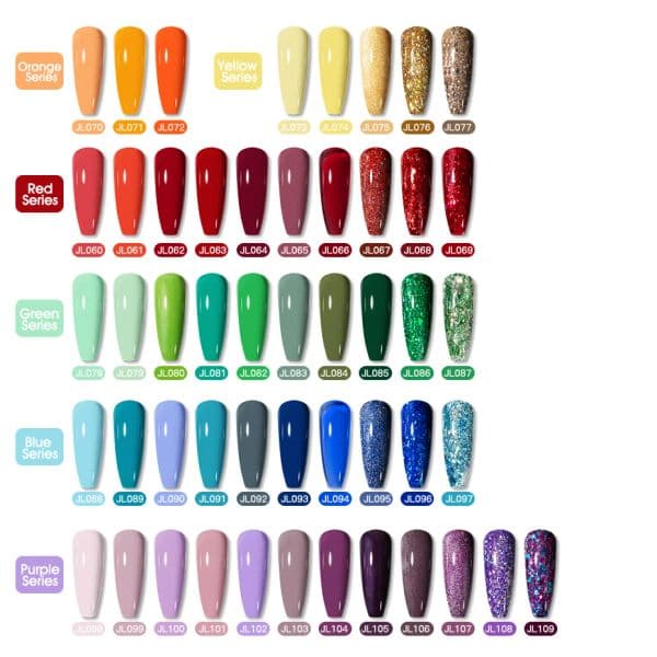 ROSALIND Gel Nail Polish Hybrid Varnish Base Top Coat UV Esmalte Semi Permanent Art Design All For Nails 5