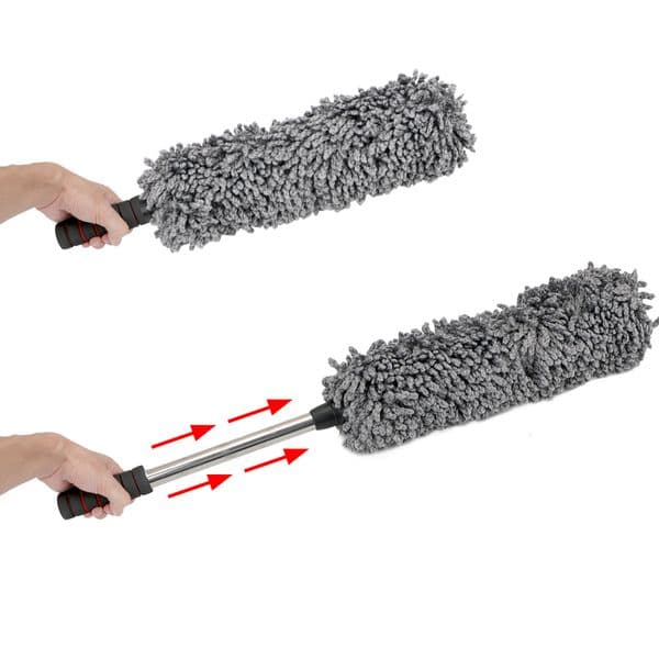 Vehicle Dust Clean Auto Wash Adjustable Soft Microfiber Cleaner Auto Dirt Polishing Car Duster Brush Washing Tool Care